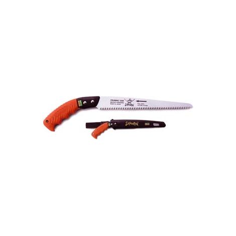 SEGACCIO PER POTARE DI PRECISIONE CON FODERO- - lama dritta mm.150 (GSF-150-SH) manico arancio - 1 blister SAMURAI