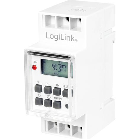 LogiLink ET0010 contador eléctrico Blanco Programador eléctrico diario/semanal