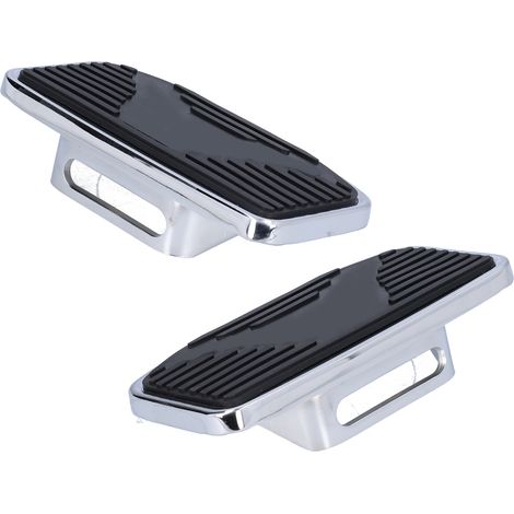 2 repose-pieds réglables pour moto, larges, adaptés aux Honda VTX1300 VTX1800 (1/5)
