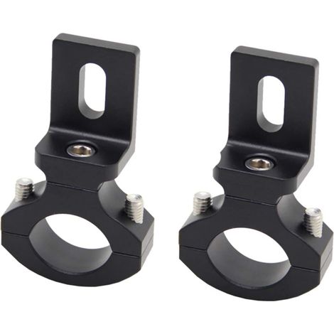 2x Soporte universal para manillar de 22 25 mm 7/8 pulgadas para faro de motocicleta, abrazadera para tubo de proyector TG81