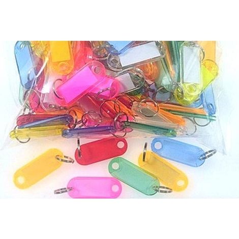 Jeu de Porte-Étiquettes 100 Pcs 57x22 mm - Color Mix - Double Face - Pratique et Personnalisable - Beast (1/5)
