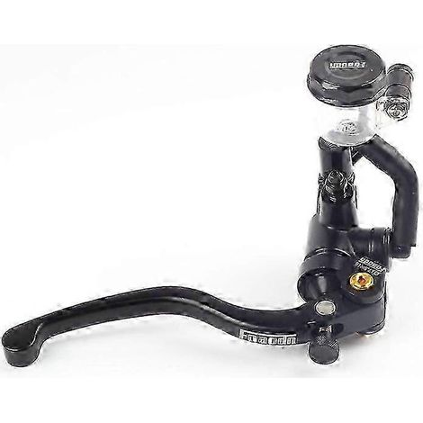 17,5 rcs Pompe de frein et d'embrayage Maître-cylindre Levier de guidon de moto Embrayage hydraulique Moteur de course pour 22 mm Honda Yamaha Suzuki (Noir Droit) (1/5)