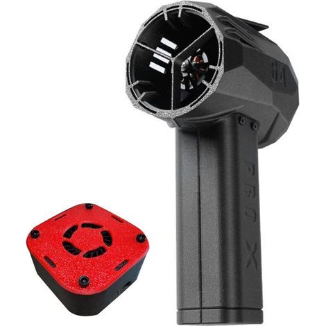 Mini Ventilador Turbo Jet Pro X64, Ventilador Potente para Coche de 750 W y 64 mm, Empuje de 1.500 g, Velocidad del Viento de 350 km/h, Sopladora de Hojas Inalámbrica de 16.000 mAh (1/5)