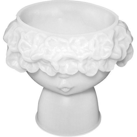 Moules en silicone pour pots de fleurs « Couronne de fille », moules en argile, moules pour plantes succulentes, moules en résine (1/4)