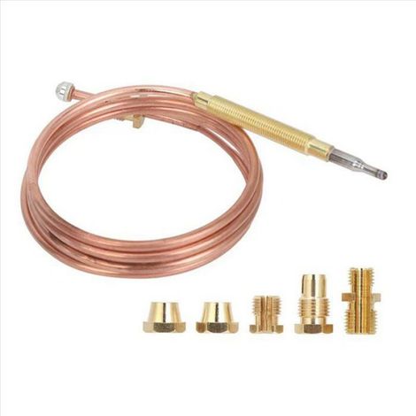 3X Capteur de Thermocouple Universel de 90 cm, Chauffage de Terrasse de Remplacement pour Foyer à Gaz, Foyer, Chauffe-Eau (1/5)