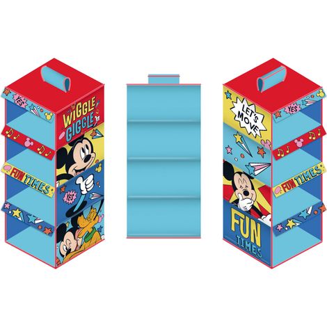 Cintre Organisateur De Placard - 4 niveaux - Mickey- 29x28x65 cm (1/2)