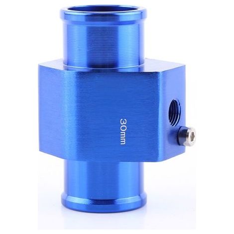 30mm Blue Metal Car Water Temperature Gasket Hose Temperature Sensor Universal Adapter (1/2)