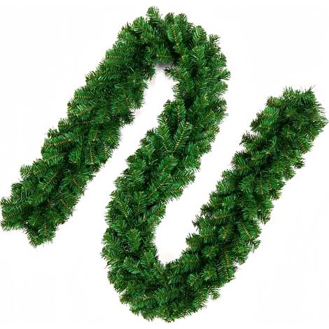 Guirlande de sapin artificiel - 270 cm - Effet naturel - 300 branches (1/5)