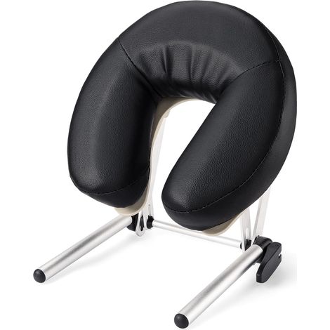 Table de massage réglable visage berceau et oreiller, SPA table de massage/lit/chaise appuie-tête plateforme avec oreiller visage, massage maison matelas haut kit de massage tête visage de soutien