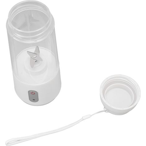 Gobelet presse-agrumes électrique 300 ml, batterie 1200 mAh, utilisation simplifiée, chargement USB, portable et sécurisé, idéal pour le bureau (blanc). (1/5)