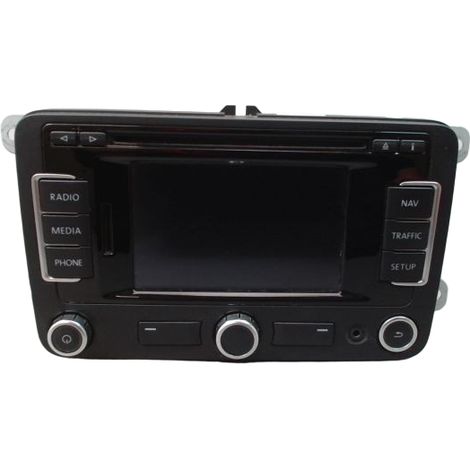 [PRODUIT D'OCCASION] Autoradio VOLKSWAGEN Polo V Phase 1 (6r) 2009-... ♻️ Ref Oe. 3c8035279e - Garantie à vie (1/4)