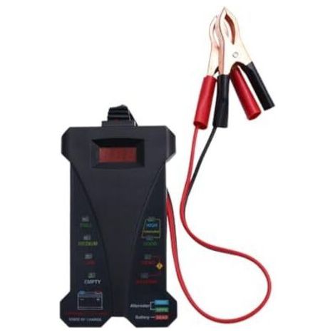 Testeur de Charge Batterie Numérique pour Auto Design Intelligent, Fonctionnement Facile, Matériau Plastique et Métal, Outil Diagnostic Automobile Fiable - (1/5)