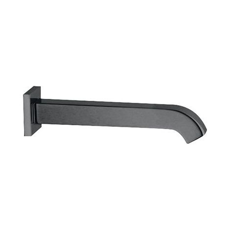 Bec De Remplissage Quadri 22 Cm Chrome Noir Brosse Robinetterie QUADRI - CRISTINA ONDYNA PD48575 (1/2)