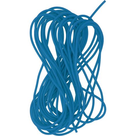Corde élastique extensible de 2,1 mm et 5 m en latex solide haute résistance, idéale pour l'entraînement au tennis et les sports de plein air (bleu). (1/4)