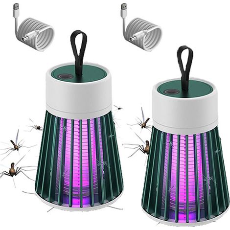Lampe électrique anti-moustique chargement USB piège à moustiques portable d'extérieur pour repousser les 2 (1/5)
