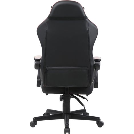 Silla gaming ergonómica con bolsillo PVC rosa OKMYHOME (1/5)