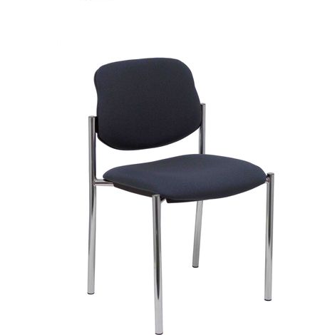 Sedia per Reception Villalgordo Piqueras y Crespo BALI600 Grigio Grigio scuro Ecopelle (1/5)