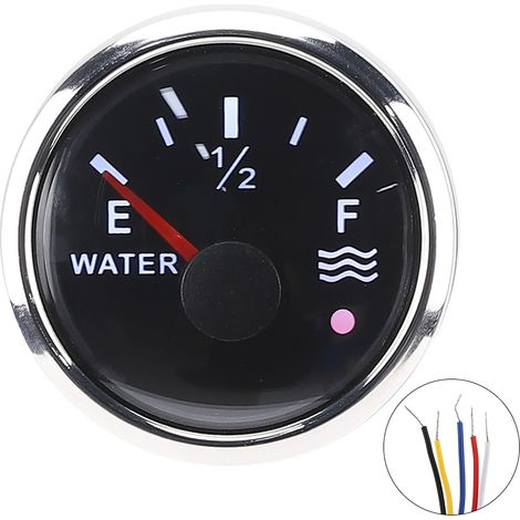 Jauges de niveau d'eau 52 mm/2 pouces Alarme intelligente 932 V CC pour bateau marin RV Capteur européen 0190 ohm (1/5)