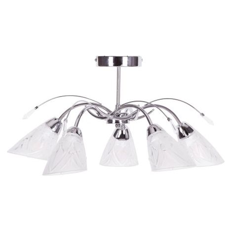 Lustre TAURUS K-JSL-72018/5C Kaja chrom verre 5xE14