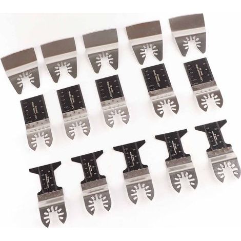5er-Pack Universal-Oszillationssägeblätter 34 mm 45 mm Bimetall-gebogenes Oszillationswerkzeug-Sägeblatt-Set (1/5)
