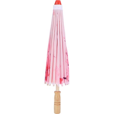 Parasol décoratif 57x84cm motif élégant, accessoire de danse pour performance, type 04 (1/5)