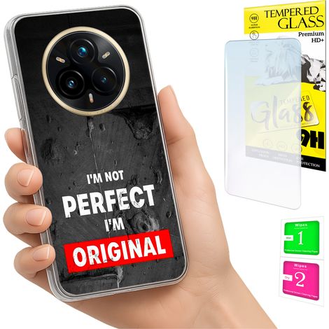 Funda para Realme 14 Pro+ 5G / 14 Pro Plus 5G con cubierta trasera y cristal 9H. (1/5)