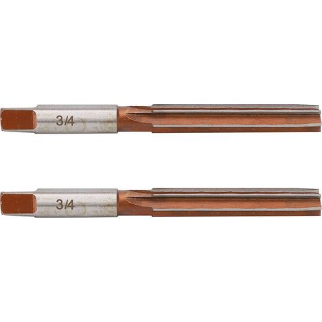 2 pièces alésoir conique à queue droite système américain 3/4 pour alésage manuel (1/5)
