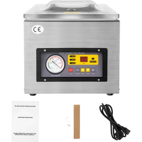 Scelleuse sous vide, construction en acier inoxydable, fonctionnement automatique, Gris Clair (1/5)