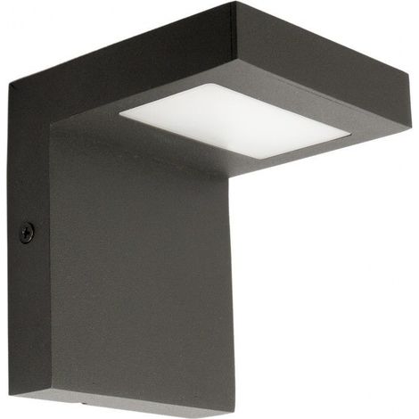 Applique esterna LED 10W 4000K IP54 grigio SU-MA Karo (1/2)