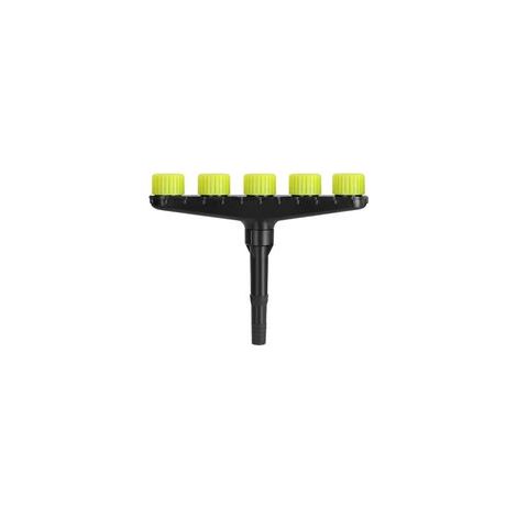 Arroseur de jardin portable 3 buses, pulvérisation pour pelouse, fleurs, plantes – (1/5)