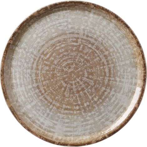 Piatto per pizza Crete in porcellana resistente, diametro 330 x 18 mm - set da 6. (1/2)