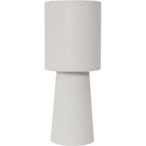 Lampe à Poser Bouclette "Angye" 38cm Crème (1/4)
