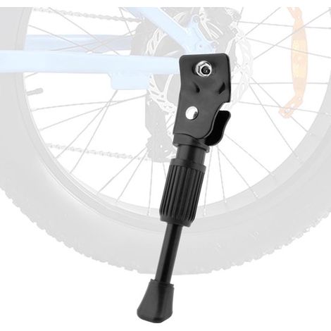 Cavalletto per bicicletta per bambini con molla integrata migliorata. Cavalletto universale adatto a biciclette per bambini da 12 pollici. Nero. (1/5)