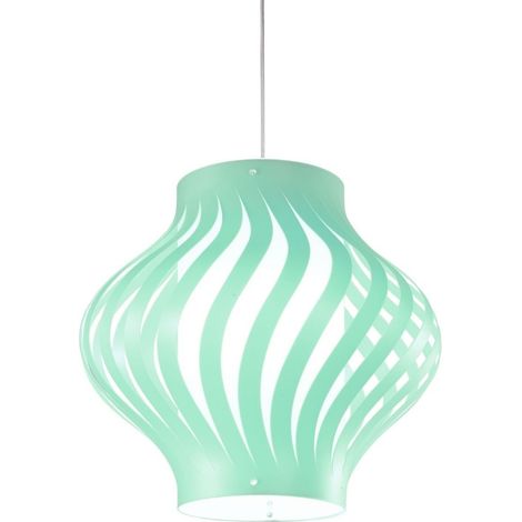 Pastellgrüner Plastikanhänger Cm. 40 x 39 Std (1/2)