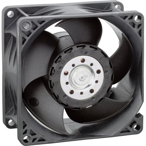 Ebm-papst 8214 JH4 Axialventilator Schwarz 80x80x38 mm