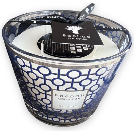 Bougie parfumée Gentlemen 10 cm, Bleu (1/5)