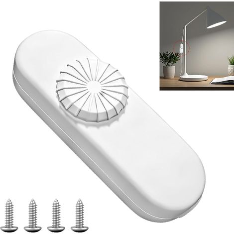 Variateur de Lumière LED, Variateur LED et Incandescence 3–25W LED 5–100W Incandescent AC110–240V 60Hz, Interrupteur Rotatif Réglable, Compact et Pratique pour Lampes de Table, Lustres et Suspensions (1/5)