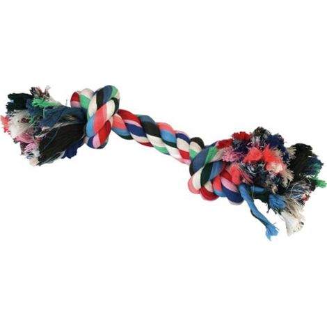 Gioco per cani a forma di nodo in cotone 26 cm