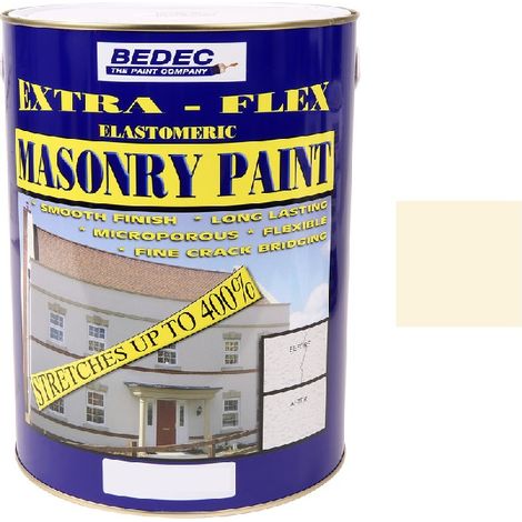 Bedec Extra Flex Masonry Paint - Magnolia - 5 Litre