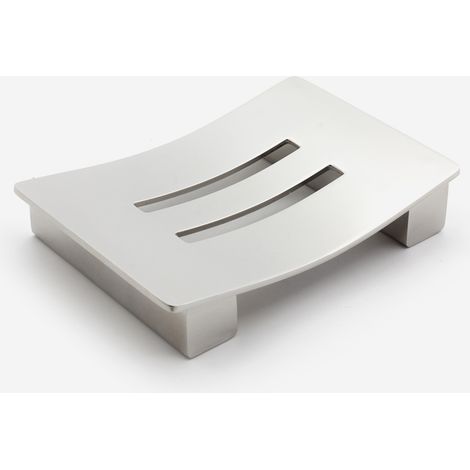 BATHBAZAAR - Mini porte-savon inox brillant - SQUARE