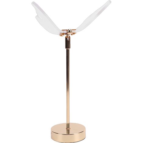 Lampe de table élégante pour filles, en alliage d'aluminium, moderne et décorative, veilleuse de luxe, lampe de chevet/de lecture. (1/5)
