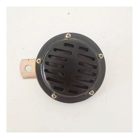 Waterproof, high-volume, 12V/24V disc-shaped electric horn for cars, buses, and trucks. (1/4)