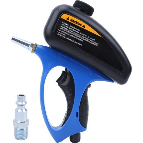 Sableuse petite buse pistolet de sablage pneumatique verre antirouille. (1/5)