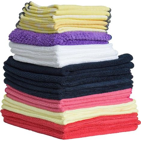 Lingettes en microfibre lot de 1 kg chiffon de nettoyage chiffon en microfibre (1/5)