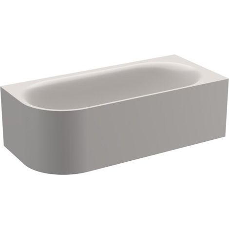 BETTE 3436-410CELVS baignoire angle forme spéciale Lux ovale V (1/2)