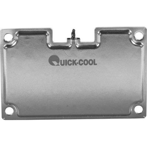 QuickCool QHD-46003 3-D Heat-Diffuser Bohrlöcher   (L x B x H) 56 x 56 x 3 mm