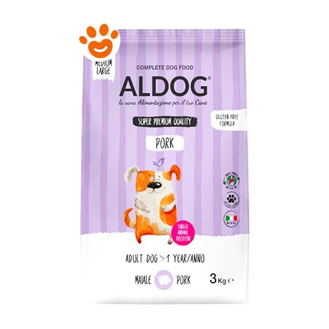Aldog Dog Monoproteico Maiale Medio-Grande - Sacco 2 Kg -