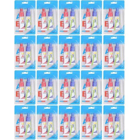 20 tubes de colle acrylique à séchage rapide et haute résistance pour la réparation de métaux, idéale pour les moteurs de voiture. (1/5)