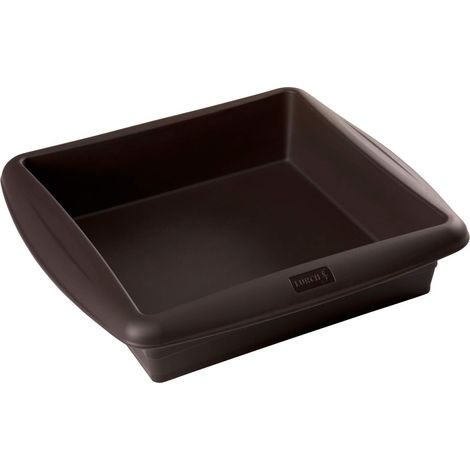 Lurch 85037 FlexiForm - Pirofila in silicone per sformati e torte, 18 x 18 cm (1/3)