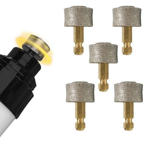 Lot de 10 têtes de rechange grises pour meuleuse d'oreilles en forme de patte de chien (1/5)